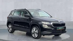 Black magic pearlescent Used 2025 Skoda Karoq SE L SUV | £28,650 (Fair price)