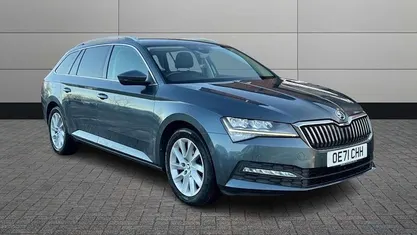 Grey Used 2021 Skoda Superb SE Technology Estate | £14,995 (Fair price)