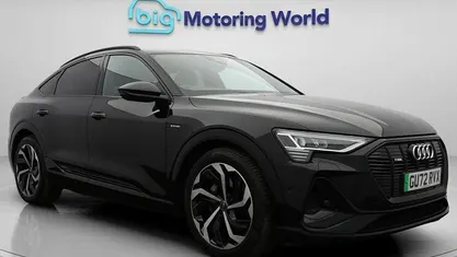 Used Audi e-tron Sportback Black Edition 230 kW (313 HP) 2022 Black SUV