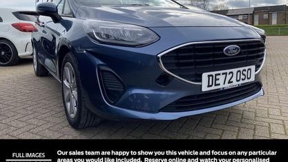 Używany Ford Fiesta Trend 75 KM (55 kW) 2021 Niebieski Hatchback