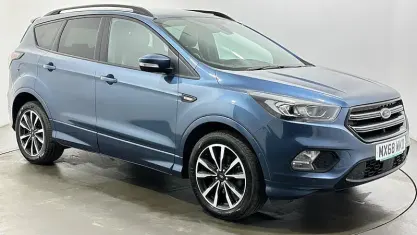 Used Ford Kuga ST-Line 120 HP (88 kW) 2018 Blue SUV