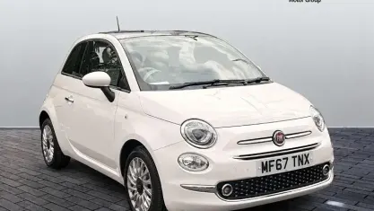 Used Fiat 500 Lounge 69 HP (50 kW) 2019 White Hatchback