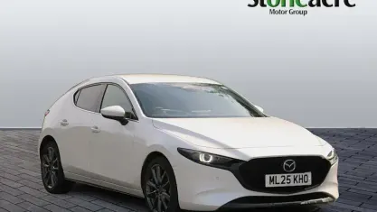 Used Mazda 3 Exclusive-Line 140 HP (102 kW) 2025 White Hatchback