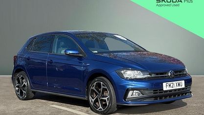 Używany VW Polo R-line 95 KM (69 kW) 2021 Niebieski Hatchback