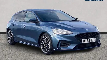 Used Ford Focus ST-Line X 125 HP (91 kW) 2020 Blue Hatchback