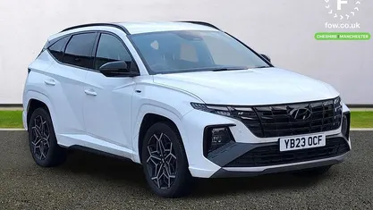 White Used 2023 Hyundai Tucson N Line SUV | £23,299 (Fair price)