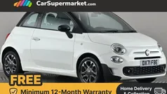 White/black Used 2021 Fiat 500 Hatchback | £10,697 (Fair price)
