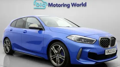 Used BMW M135 M Sport 306 HP (225 kW) 2022 Blue Hatchback