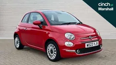 Red Used 2023 Fiat 500 Hatchback | £10,382 (Fair price)