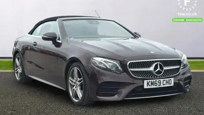 Used Mercedes E220 Active 194 HP (142 kW) 2019 Red Cabriolet