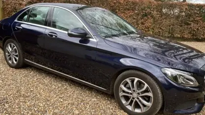 Used Mercedes C220 Premium 170 HP (125 kW) 2017 Blue Sedan