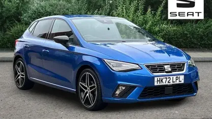 Used Seat Ibiza FR 95 HP (69 kW) 2022 Blue Hatchback
