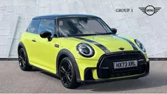 Zesty yellow Used 2023 Mini Cooper Premium Hatchback | £24,475 (Fair price)