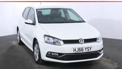 Second-hand VW Polo Match 90 CP (66 kW) 2016 Alb Hatchback