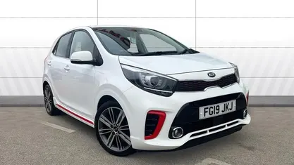 Used Kia Picanto GT-Line 84 HP (61 kW) 2019 White Hatchback