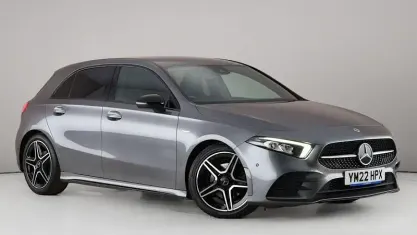 Used Mercedes A180 AMG Line Premium 136 HP (100 kW) 2022 Grey Hatchback
