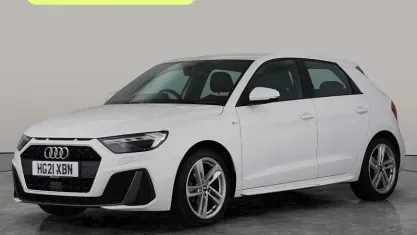 Used Audi A1 Sportback S-Line 95 HP (69 kW) 2021 White Hatchback