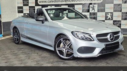 Używany Mercedes C220 Premium Plus 170 KM (125 kW) 2018 Srebrny Kabriolet
