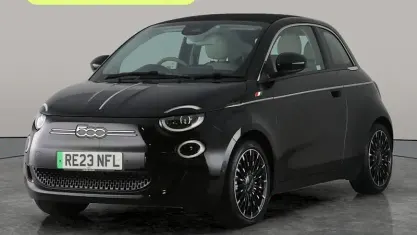 Used Fiat 500e La Prima 86 kW (118 HP) 2023 Black Cabriolet