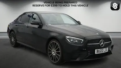 Used Mercedes E400 AMG line 330 HP (242 kW) 2022 Obsidian black Sedan