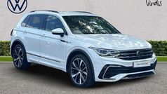White Used 2022 VW Tiguan R-line SUV | £27,063 (Fair price)