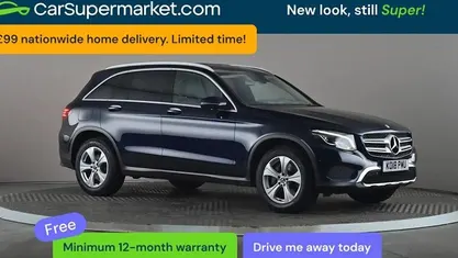 Used Mercedes GLC250 204 HP (150 kW) 2018 Blue Estate