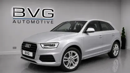 Używany Audi Q3 S-Line 150 KM (110 kW) 2017 Srebrny SUV