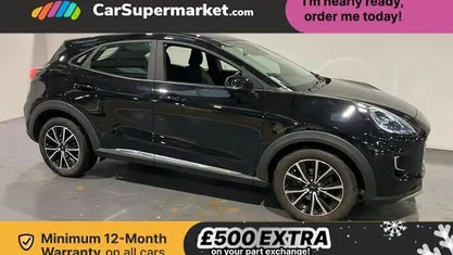 Black Used 2022 Ford Puma Titanium Hatchback | £13,697 (Good price)
