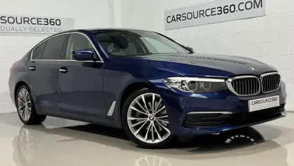 Used BMW 520 Comfort Edition 190 HP (139 kW) 2017 Blue Sedan