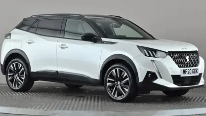 Used Peugeot 2008 GT-line 129 HP (94 kW) 2020 White SUV