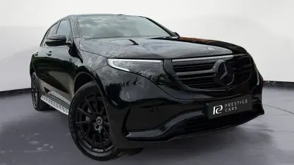 Used Mercedes EQC400 AMG line 300 kW (408 HP) 2022 Black SUV