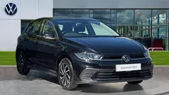 Deep black pearlescent Used 2022 VW Polo Life Hatchback | £15,209 (Fair price)