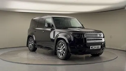 Santorini black Used 2023 Land Rover Defender SUV | £65,000 (Fair price)