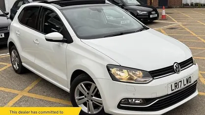 Used VW Polo Edition 90 HP (66 kW) 2017 White Hatchback