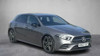 Used Mercedes A180 AMG line 136 HP (100 kW) 2023 Grey Hatchback