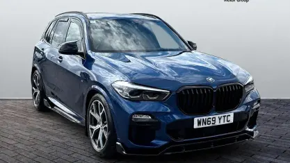 Used BMW X5 M Sport 394 HP (289 kW) 2022 Blue SUV