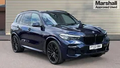 Blue Used 2022 BMW X5 M Sport SUV | £40,239 (Good price)