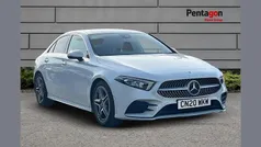 White Used 2020 Mercedes A200 AMG line Sedan | £18,299 (Fair price)