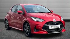 Red Used 2022 Toyota Yaris Hybrid Design Hatchback | £17,195 (Fair price)