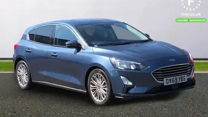 Used Ford Focus Titanium X 125 HP (91 kW) 2019 Blue Hatchback