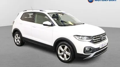 White Used 2021 VW T-Cross SEL SUV | £16,749 (Fair price)