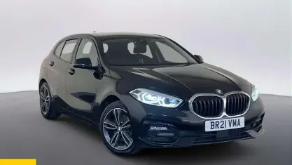 Used BMW 118 Sport Line 136 HP (100 kW) 2021 Black Hatchback