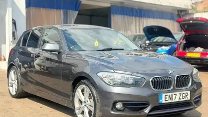 Used BMW 118 Sport Line 136 HP (100 kW) 2017 Grey Hatchback