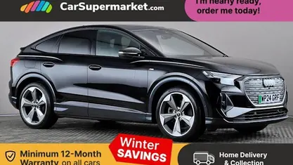 Used 2025 Audi Q4 Sportback e-tron Black Edition SUV | £33,676 (Fair price)