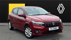 Red Used 2021 Dacia Sandero Comfort Hatchback | £10,454 (Fair price)