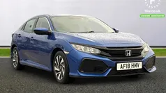 Blue Used 2018 Honda Civic SE Hatchback | £8,699 (Good price)