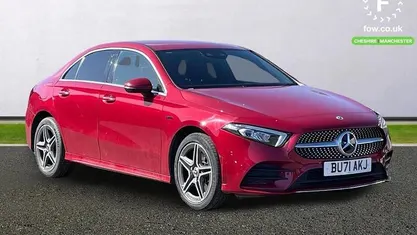 Used Mercedes A250 AMG Line Premium 218 HP (160 kW) 2021 Red Sedan