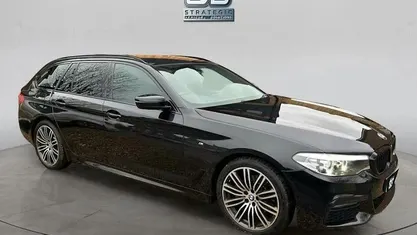 Used BMW 520 M Sport 190 HP (139 kW) 2019 Black Estate