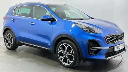Used Kia Sportage GT-Line S 177 HP (130 kW) 2021 Blue SUV