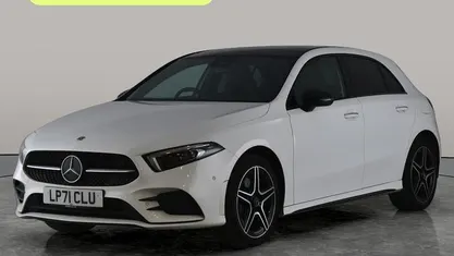 Used Mercedes A250 AMG Line Premium Plus 218 HP (160 kW) 2022 White Hatchback